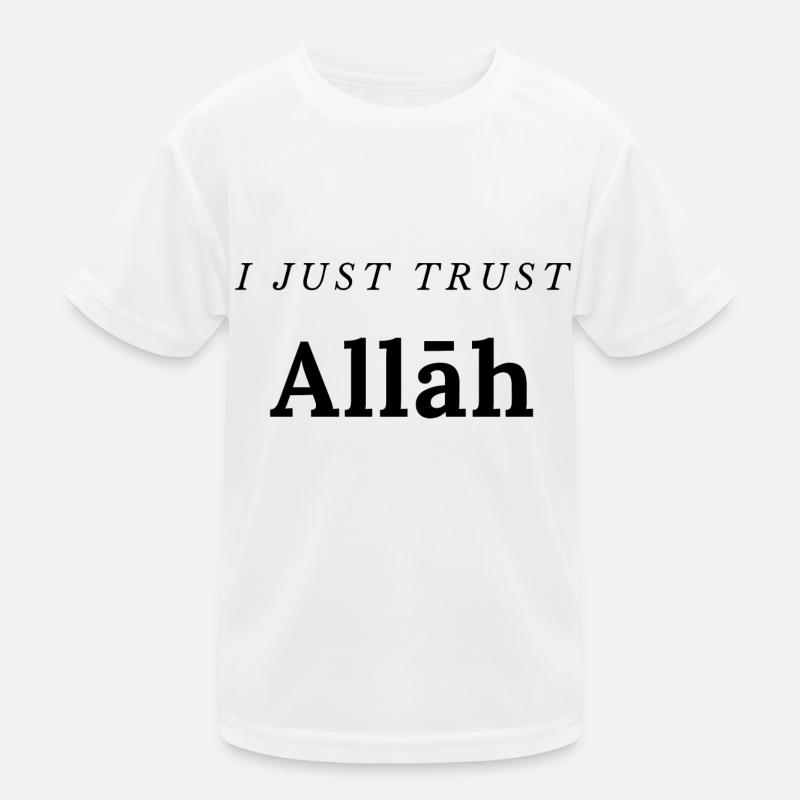 I just trust Allāh Kids Functional T-Shirt