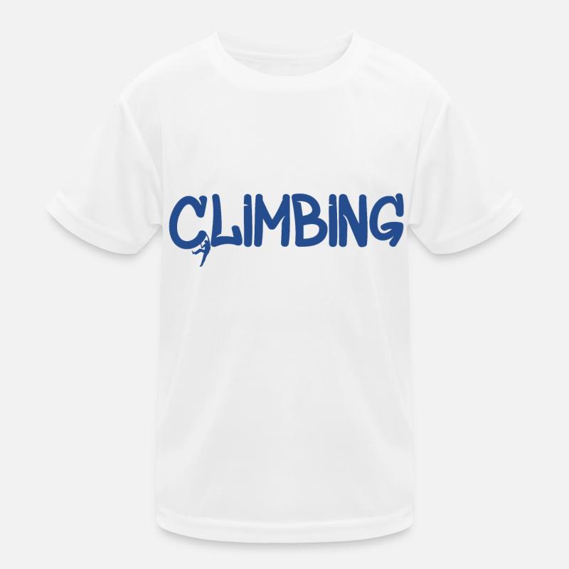klettern - climbing Kinder Funktions-T-Shirt