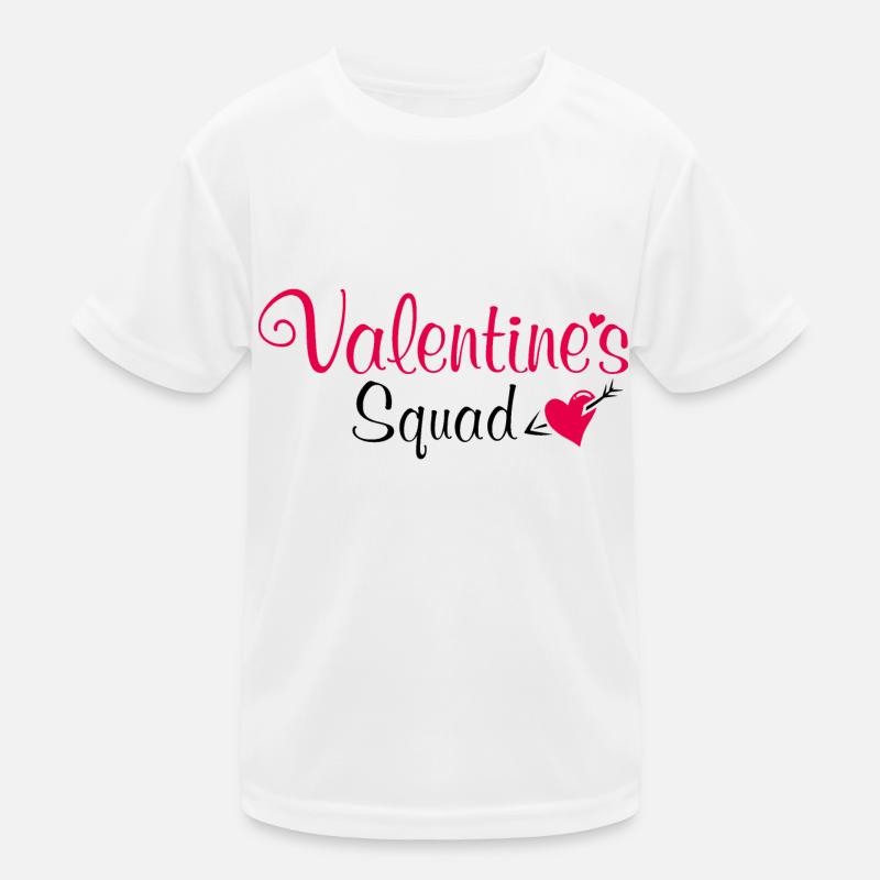 Valentinstags-Mannschaft Kinder Funktions-T-Shirt