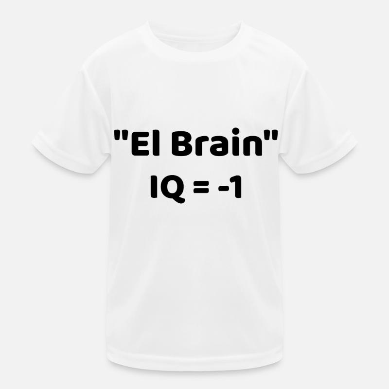 QI « El Brain » = -1 T-shirt sport Enfant