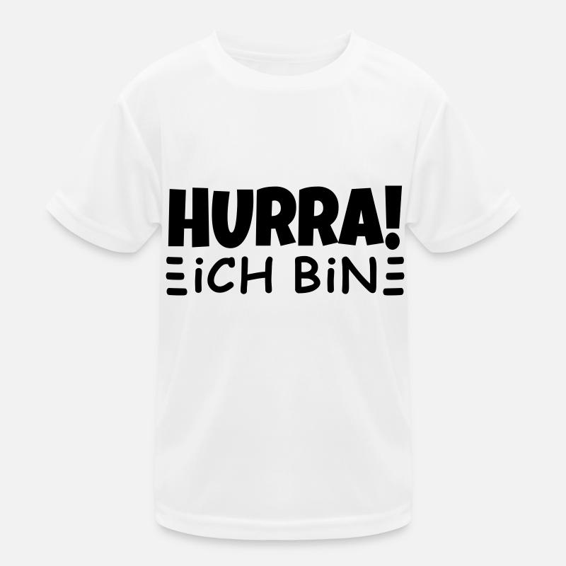 Hourra, je suis (pour ajouter) T-shirt sport Enfant