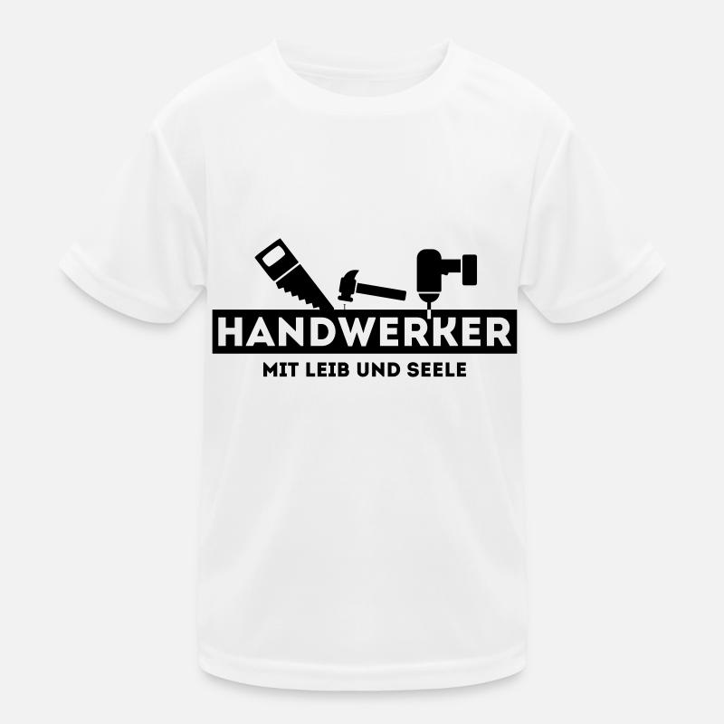 Handwerker mit Leib und Seele Kinder Funktions-T-Shirt