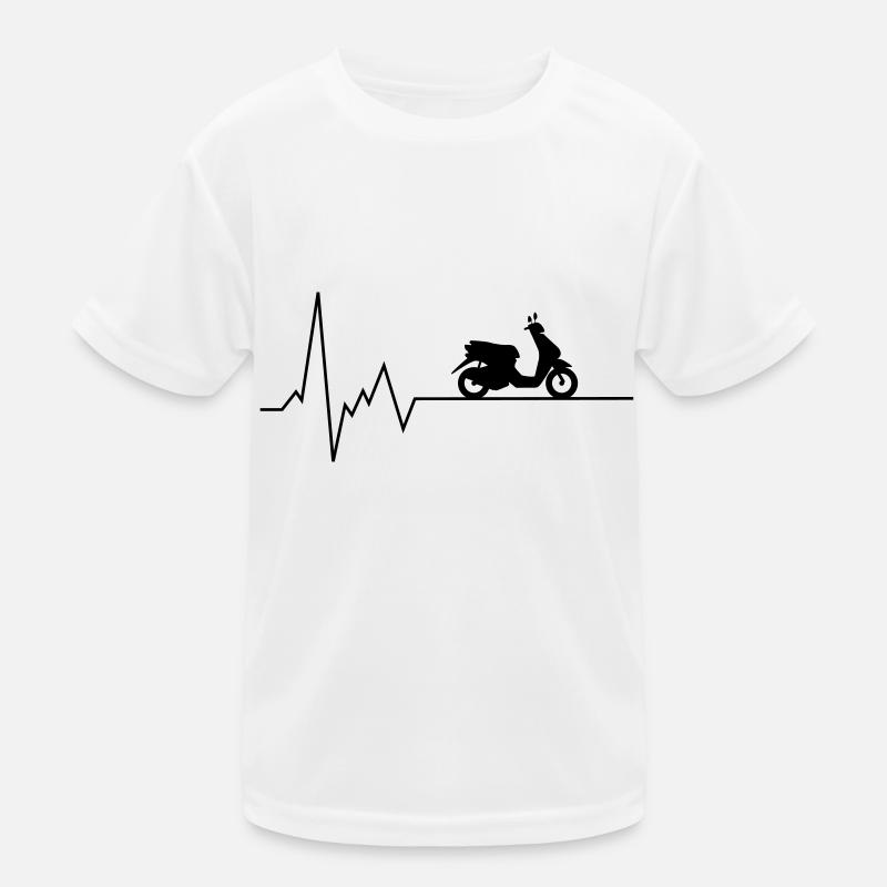 herzschlag roller Kinder Funktions-T-Shirt