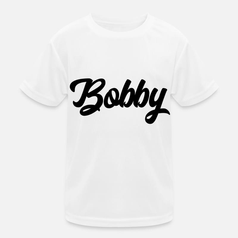 Bobby benutzerdefinierte Text Geburtstagsname Kinder Funktions-T-Shirt