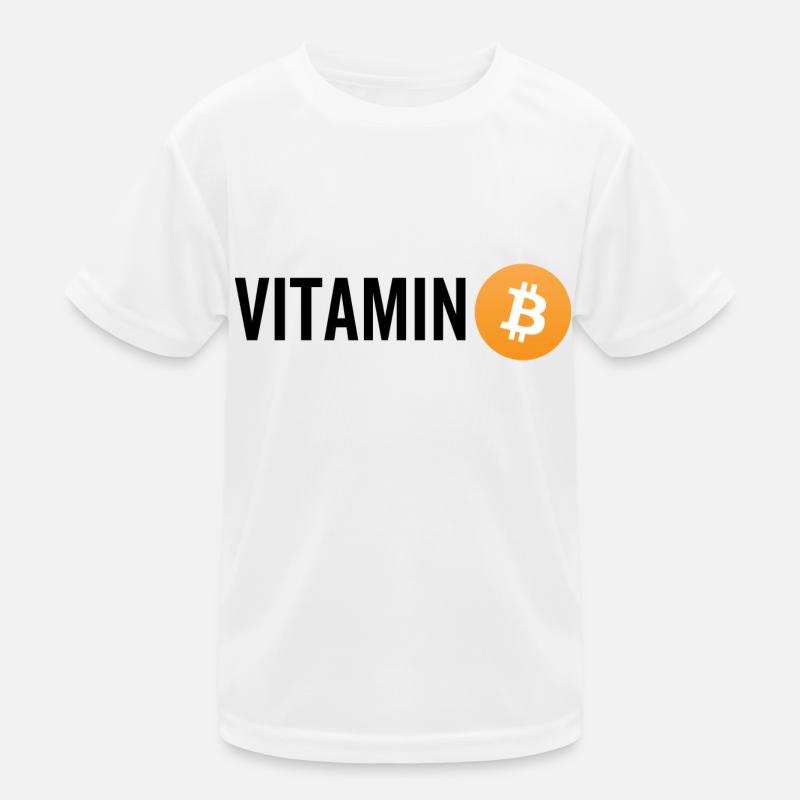 Vitamin Bitcoin Kinder Funktions-T-Shirt