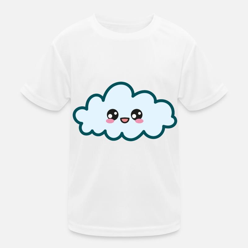 Sky søt kawaii Funksjons-T-skjorte for barn