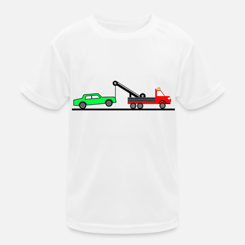 Abschleppwagen Kinder Funktions-T-Shirt