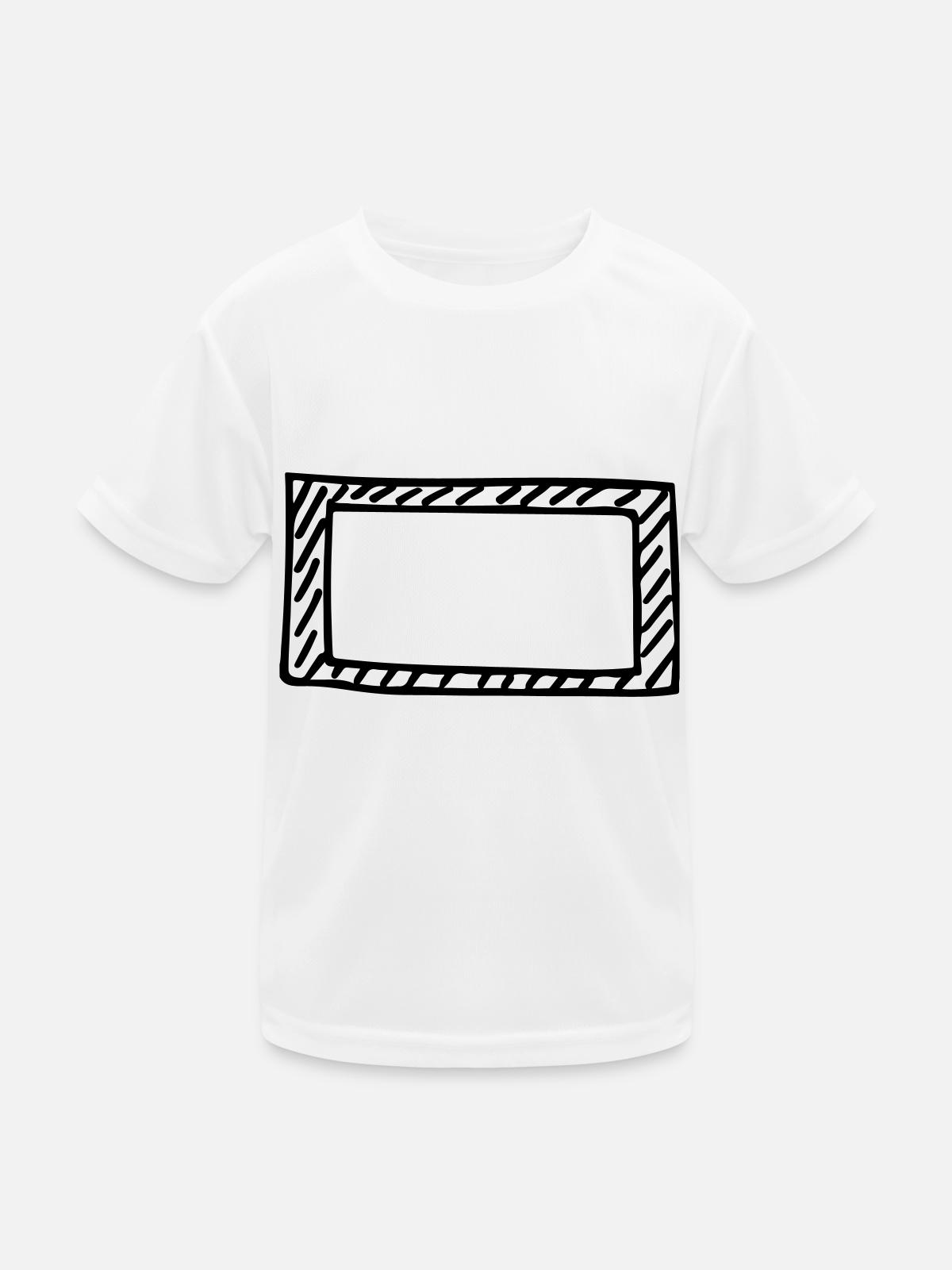 Frame - Kids Functional T-Shirt - white - Front