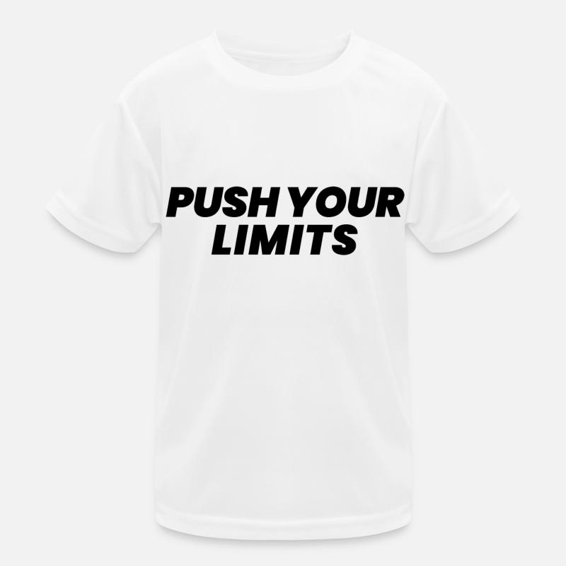 Push Your Limits Kids Functional T-Shirt