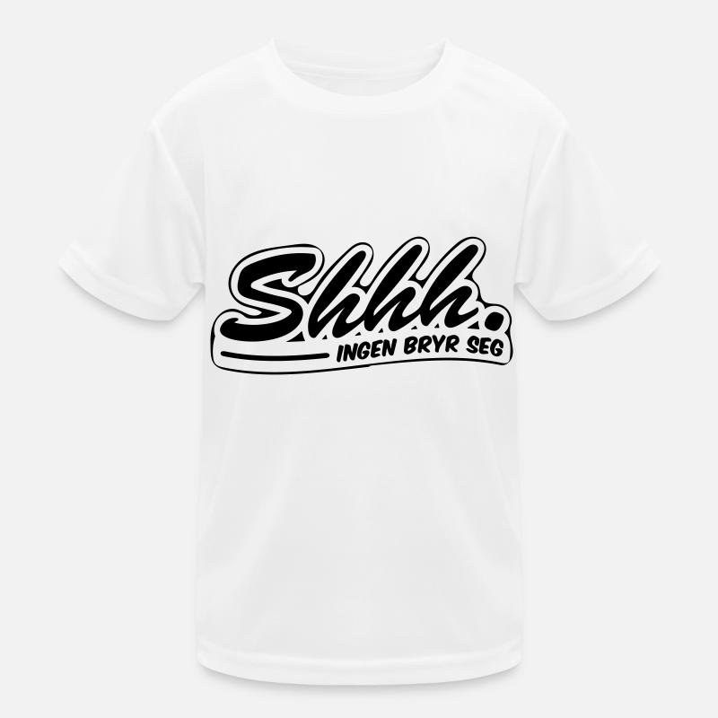 shhh no one cares Kids Functional T-Shirt