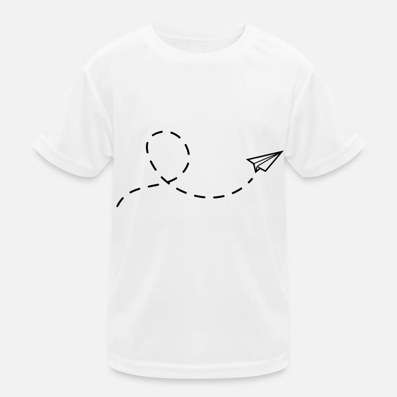 papierflieger Kinder Funktions-T-Shirt