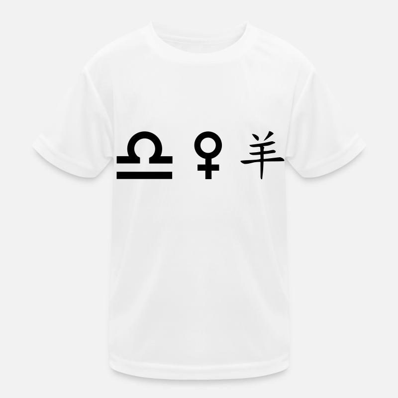 Libra Venus Sheep Kids Functional T-Shirt