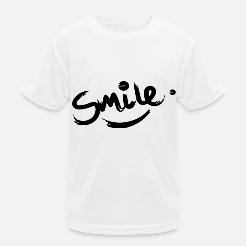 Smile, sprüche, Kinder Funktions-T-Shirt