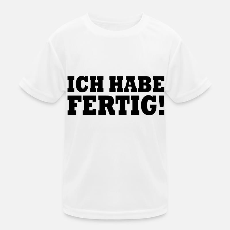 I'm done Kids Functional T-Shirt