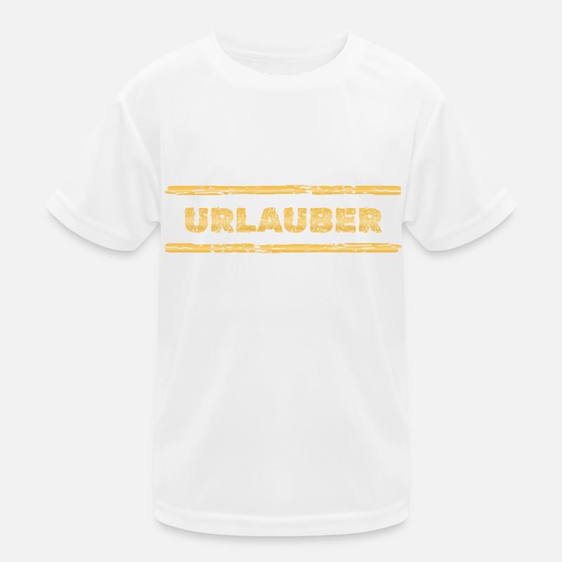 Urlauber als Beruf Kinder Funktions-T-Shirt
