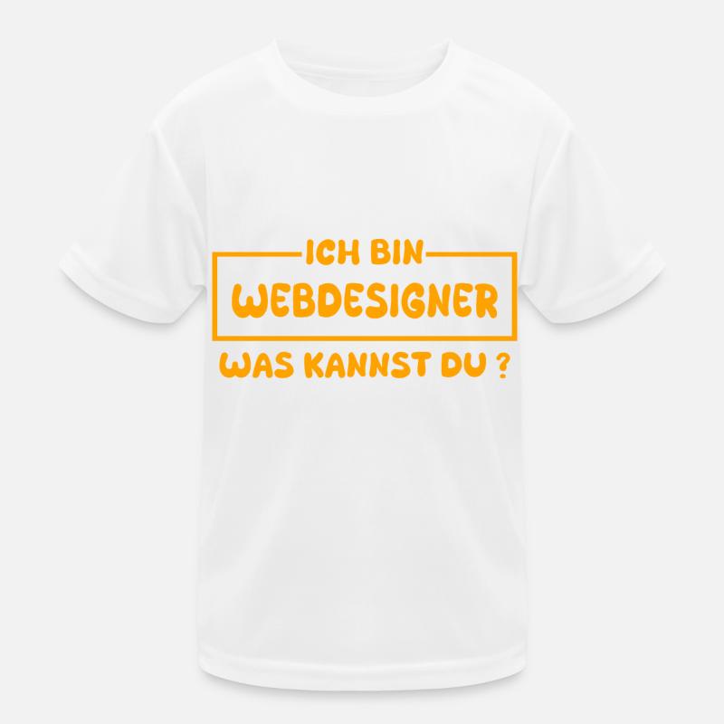 Webdesigner als Beruf Kinder Funktions-T-Shirt