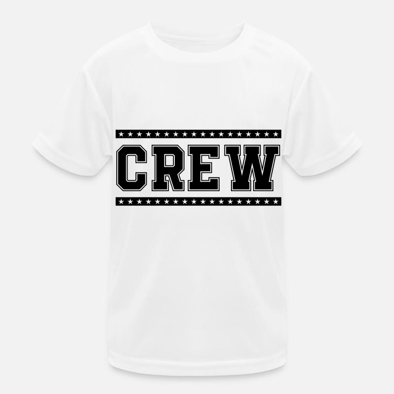 crew Kinder Funktions-T-Shirt