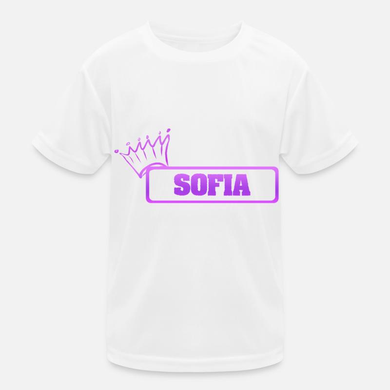 Gift for Sofia - Kids Functional T-Shirt - white