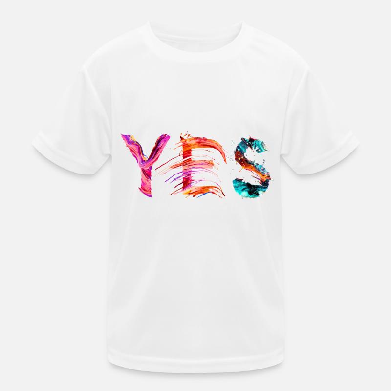 – Déclaration colorée pour la liberté et la créativité T-shirt sport Enfant