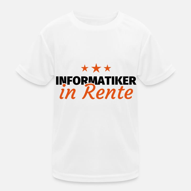 Informatiker Rente Kinder Funktions-T-Shirt