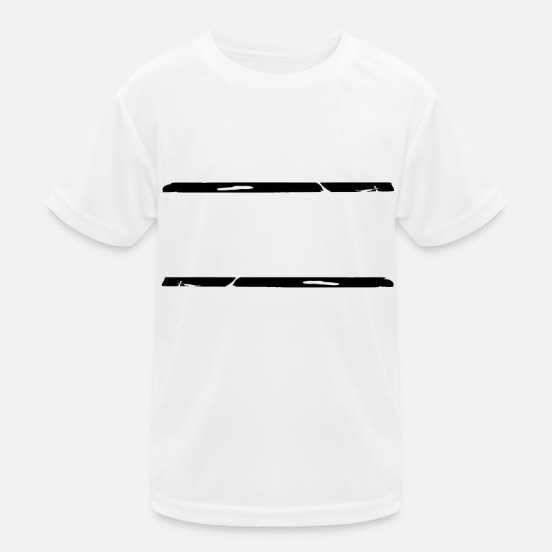 2 Graffiti brushstroke lines Kids Functional T-Shirt