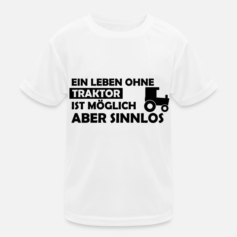 Ein Leben ohne Traktor ist möglich aber sinnlos Kinder Funktions-T-Shirt