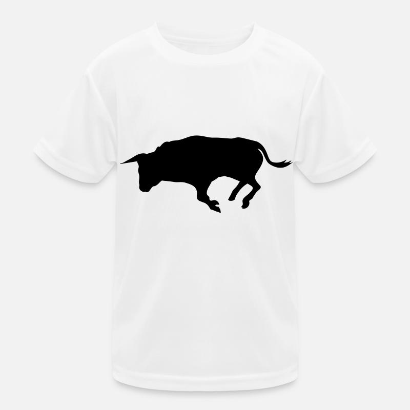 stier Kinder Funktions-T-Shirt