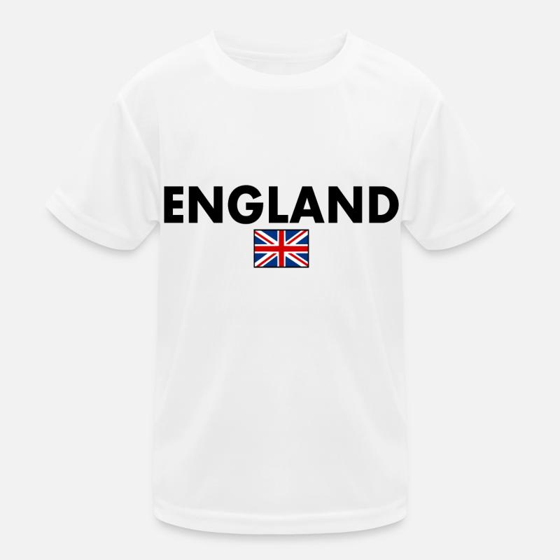 England Kinder Funktions-T-Shirt