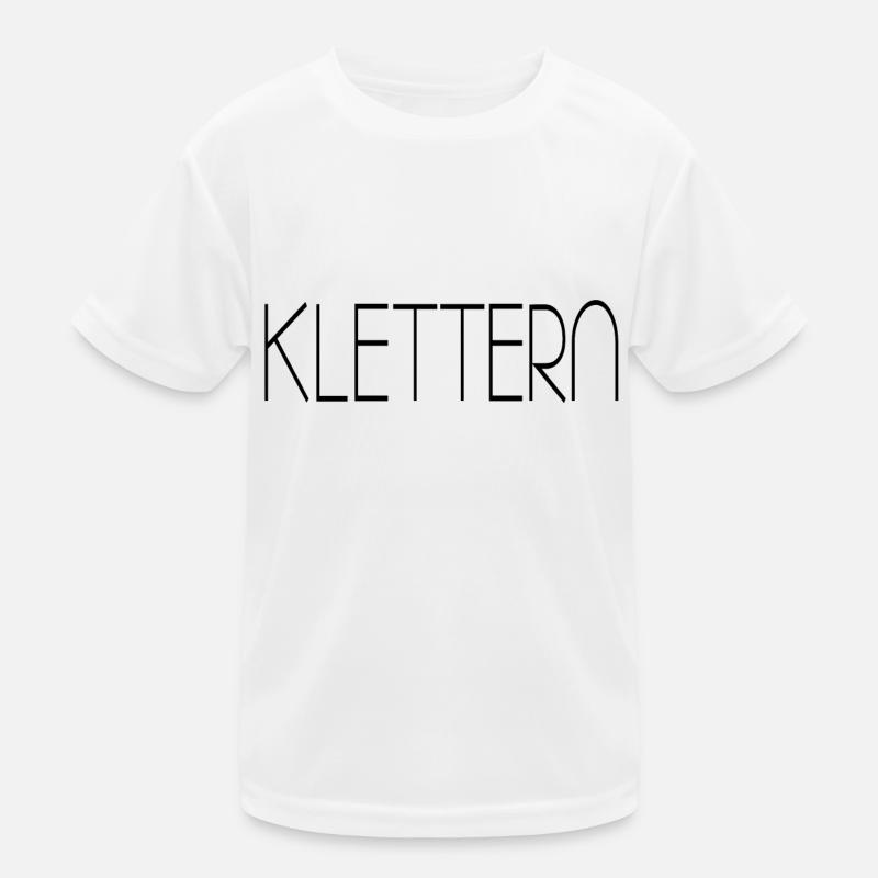 klettern Kinder Funktions-T-Shirt