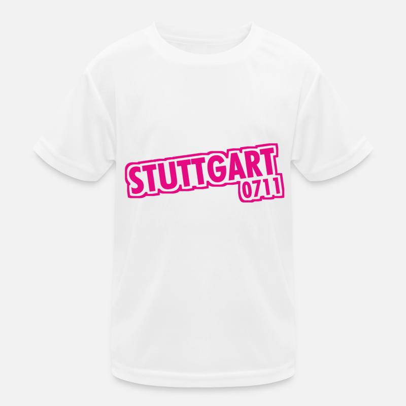 Stuttgart - 0711 - Area Code - Baden-Württemberg Kids Functional T-Shirt