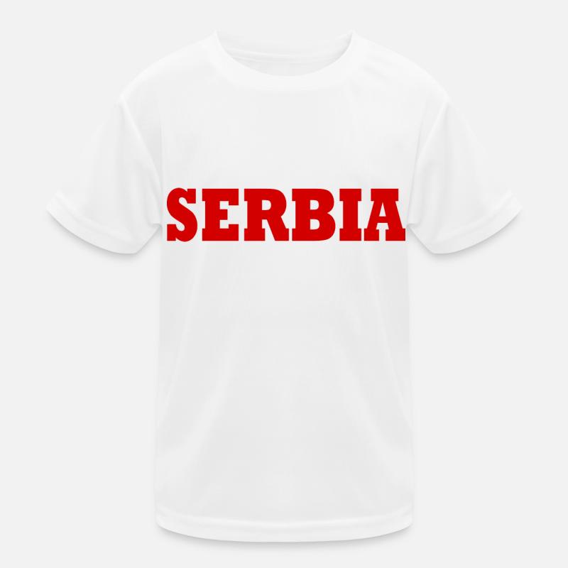 Serbien Kinder Funktions-T-Shirt