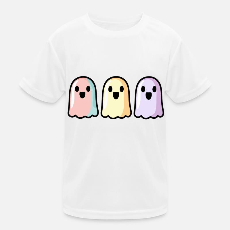 Geister Halloween Bunt Kinder Funktions-T-Shirt