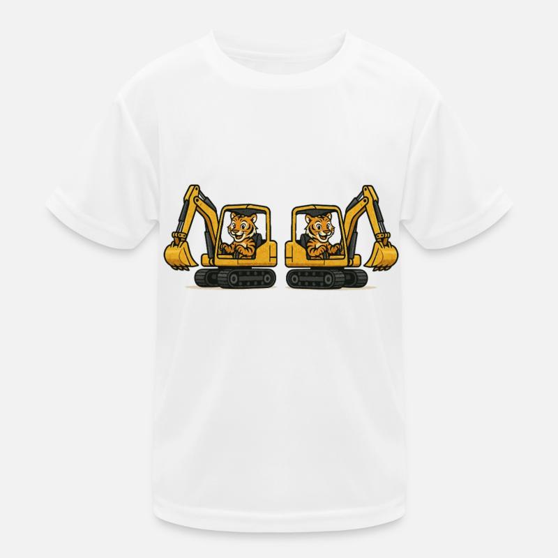 tiger bagger 2 Kinder Funktions-T-Shirt