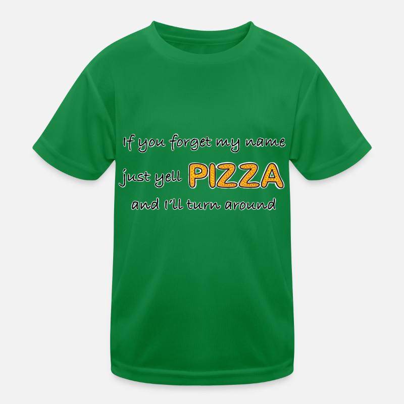 Yell Pizza Kids Functional T-Shirt