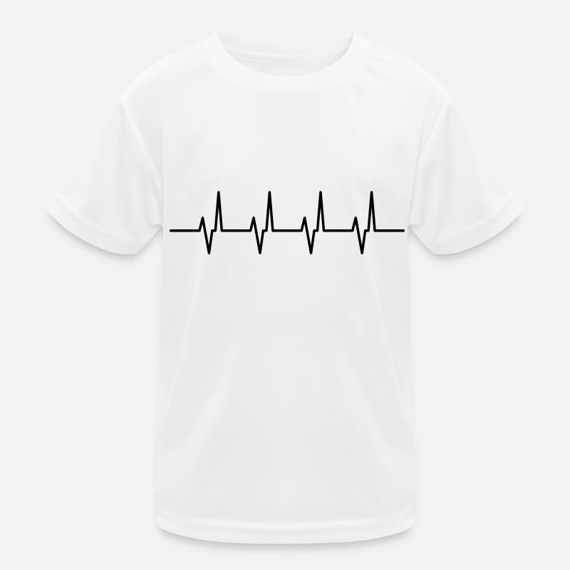 herz frequenz Kinder Funktions-T-Shirt