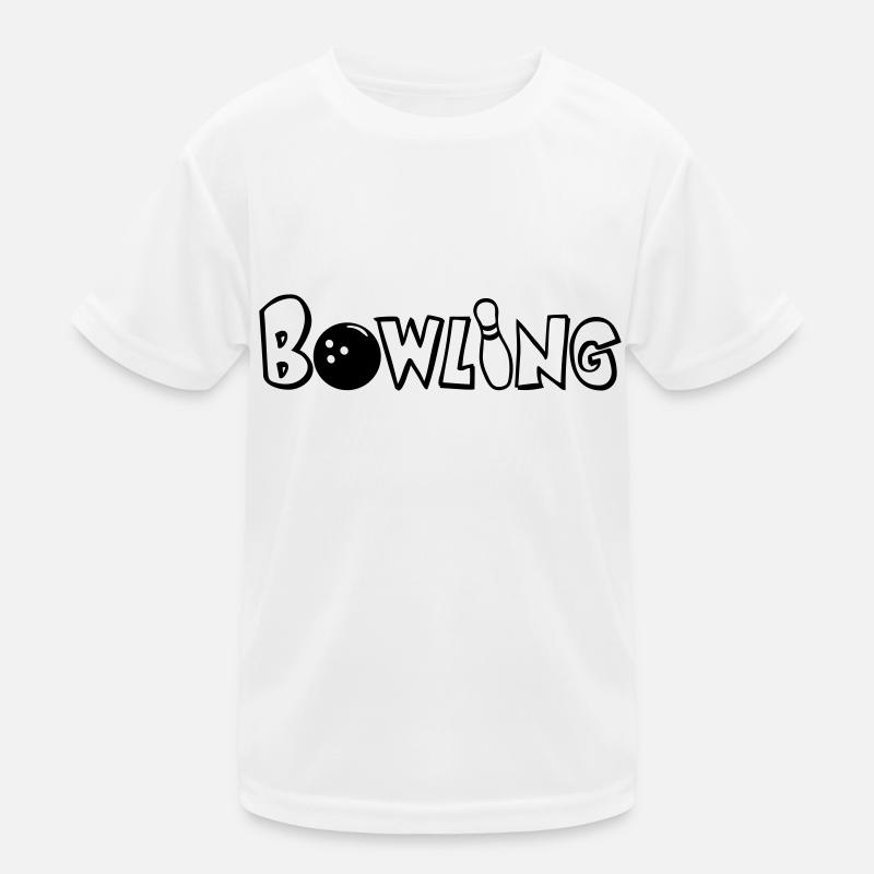 Bowling Kinder Funktions-T-Shirt