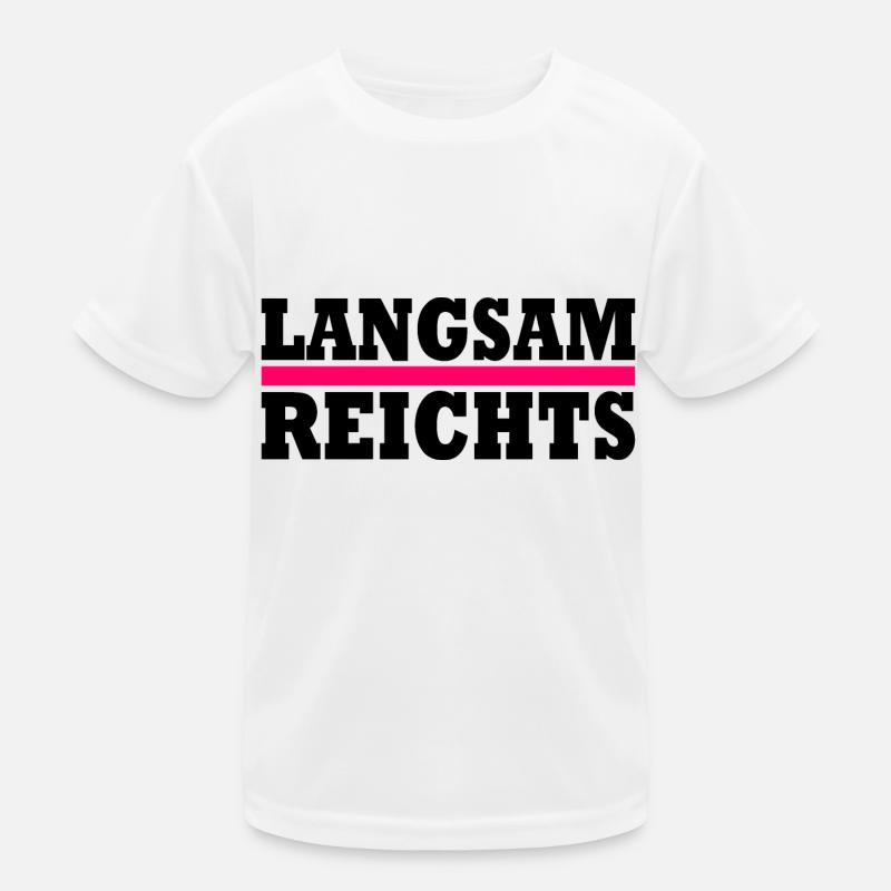 LANGSAM REICHTS Kinder Funktions-T-Shirt