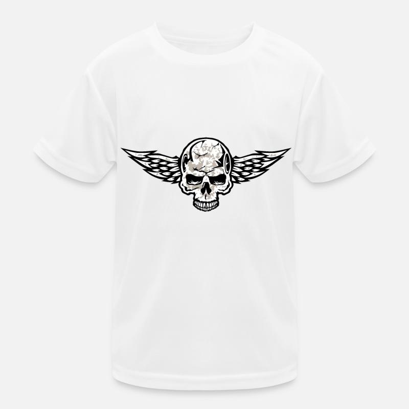 skull skull skull logo Kids Functional T-Shirt