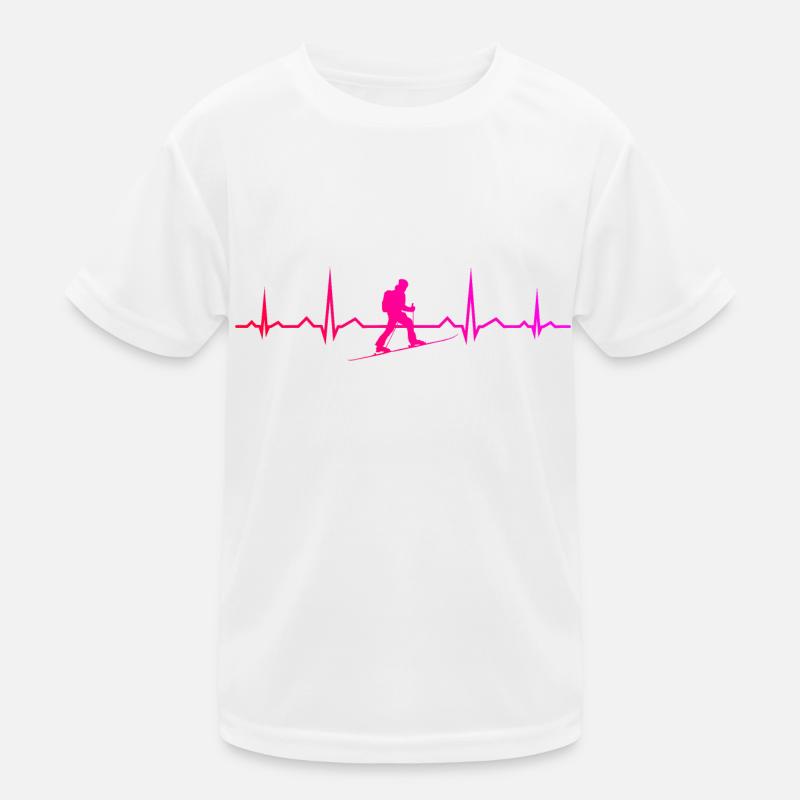 Ski Ski Mountaineering Ski Tour Ski Touring Kids Functional T-Shirt