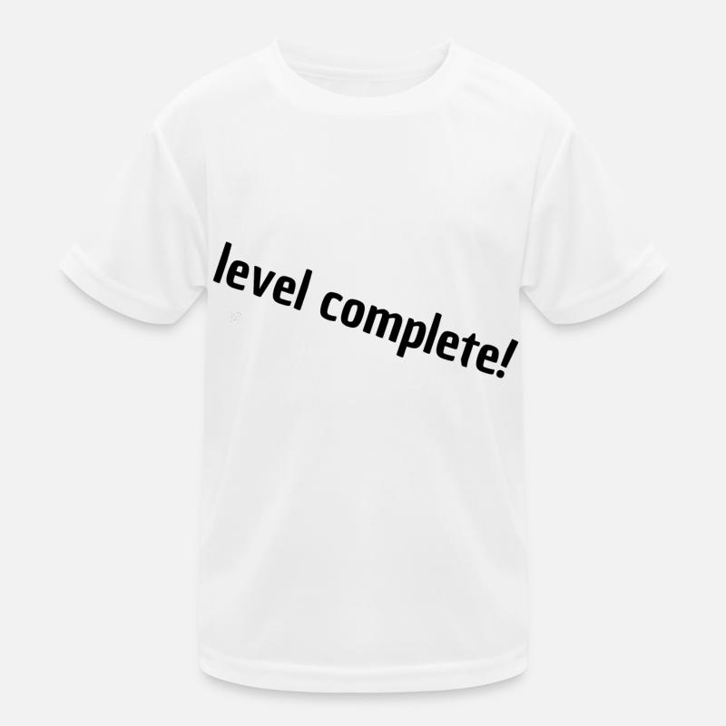 level complete Kinder Funktions-T-Shirt