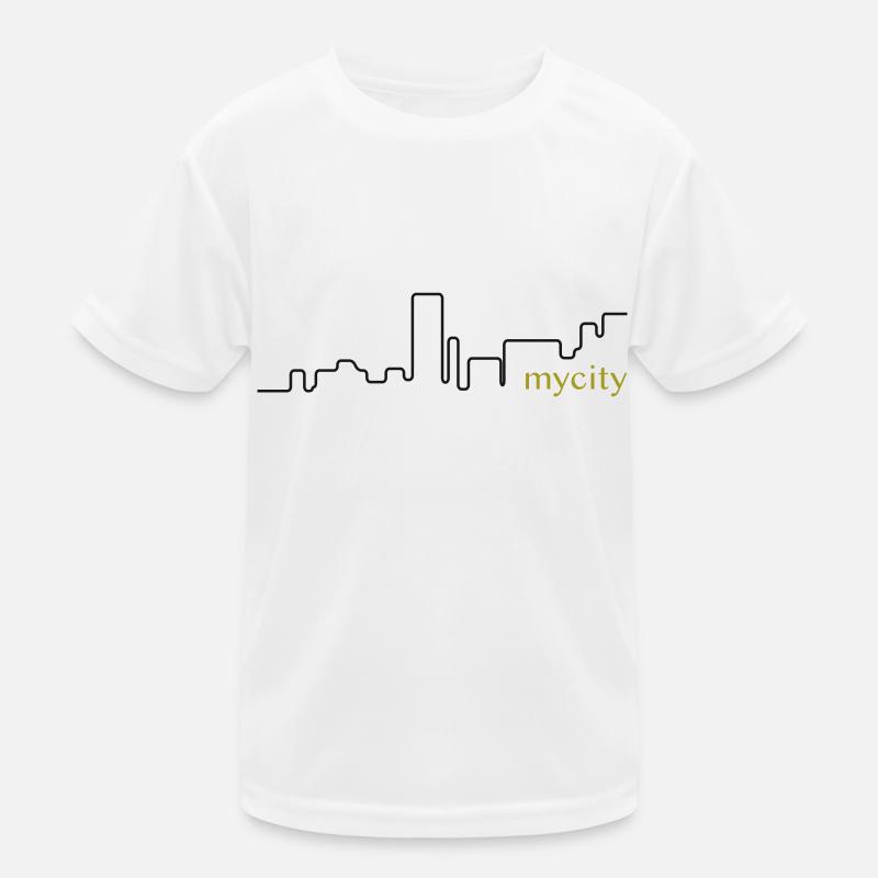 Les toits de ma ville | Vectorale T-shirt sport Enfant