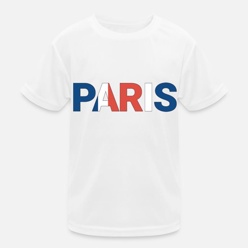 Paris - Kids Functional T-Shirt - white