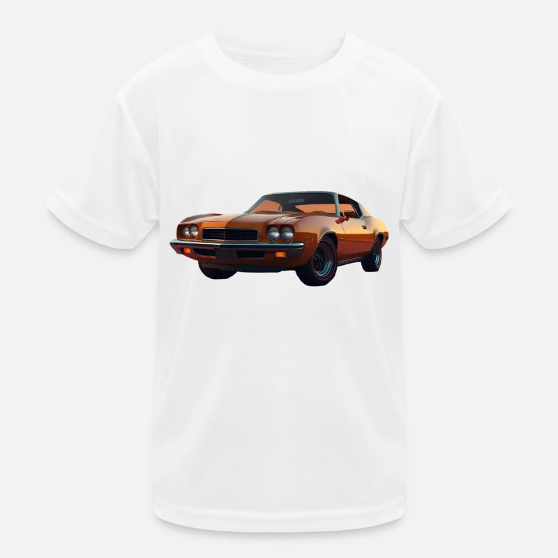 Classic Muscle Car Kids Functional T-Shirt