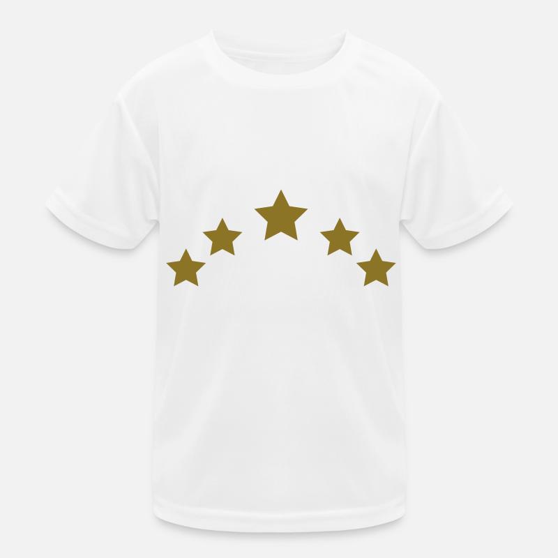 5 Sterne Bogen Kinder Funktions-T-Shirt