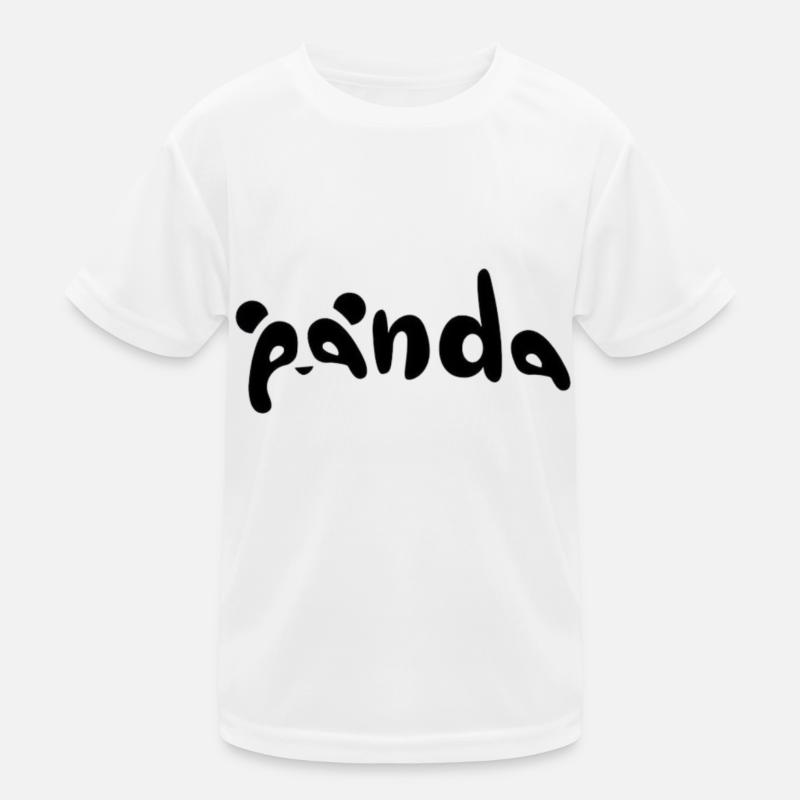 Pandabär Kinder Funktions-T-Shirt
