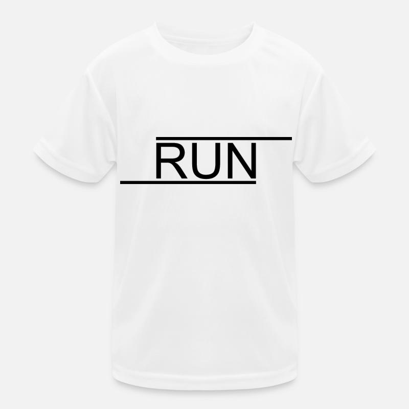 Marathon Running Run jogging T-shirt sport Enfant