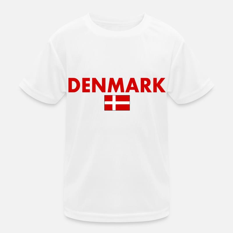 Dänemark Kinder Funktions-T-Shirt