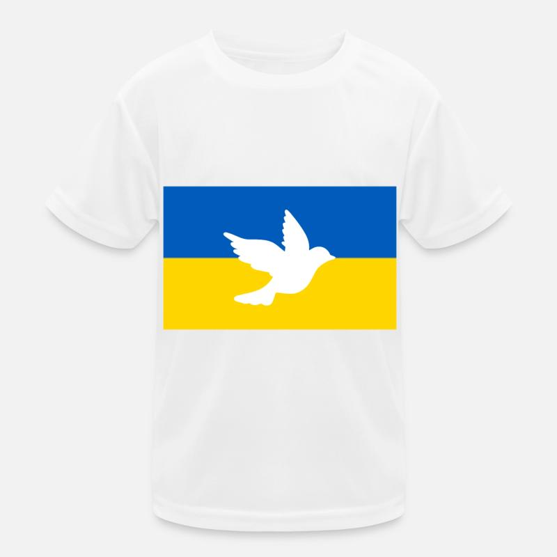 Ukraine Kinder Funktions-T-Shirt