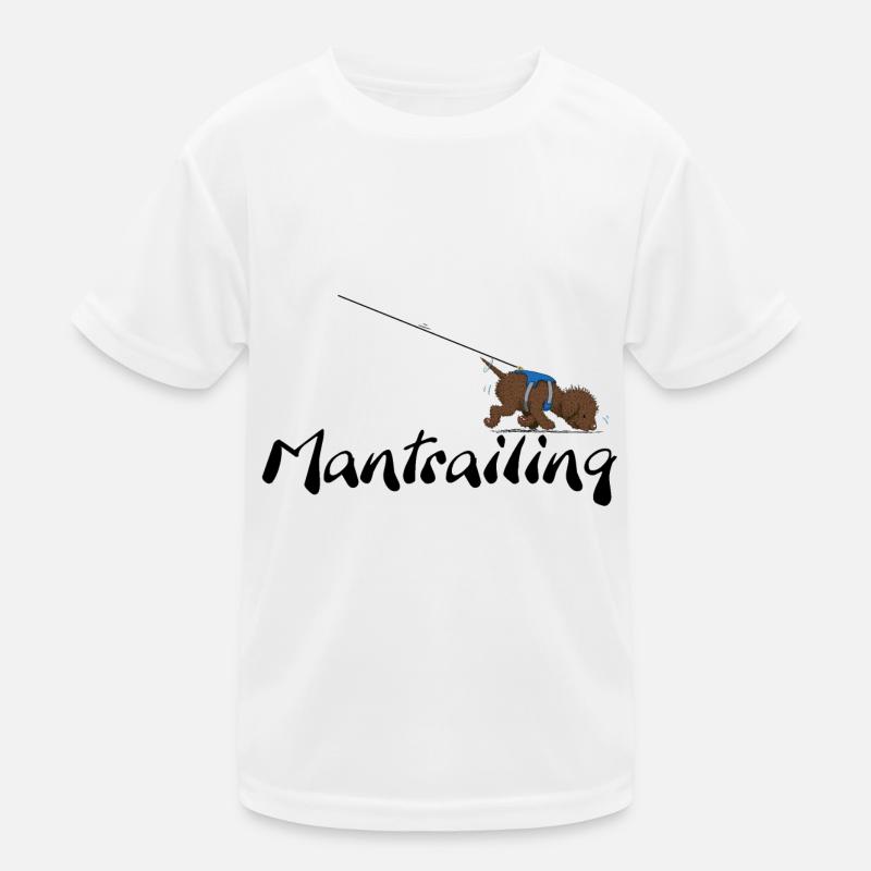 Mantrailing3 3 - Kids Functional T-Shirt - white