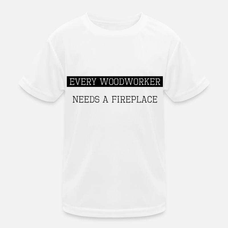 carpenter funny funny hobbyists Kids Functional T-Shirt